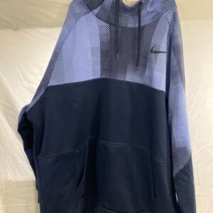 Nike Navy and Light Blue Gradient Dot Pullover Hoodie